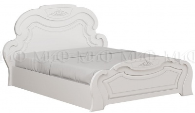  Кровать Александрина Белый глянец 200x140 см